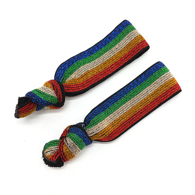 Dây buộc tóc họa tiết thời trang cho nữ