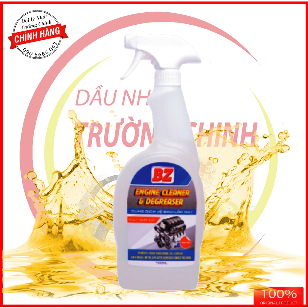 Dung Dịch Vệ Sinh Lốc Máy, đầu bò BZ 700ML