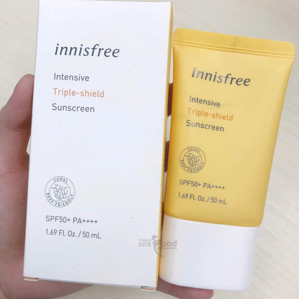 [NEW] Kem chống nắng Innisfree Intensive Triple Shield Sunscreen 50ml