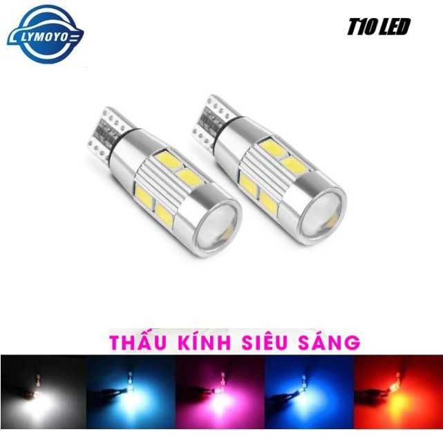 Bóng Đèn Led Đèn Xi Nhan Lymoyo T10 10smd Tiện Dụng Cho Xe Hơi