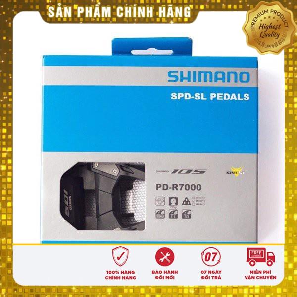 Shimano Bàn Đạp pedal 105 R7000 carbon Bàn Đạp Xe Đạp Đường Trường SPD-SL PD-R7000 Bàn Đạp Tự Khóa Xe Đạp
