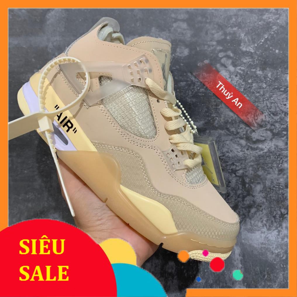 Giày thể thao sneaker JORDAN 4 MÀU KEM , Giày jodan jd4 hot hit | BigBuy360 - bigbuy360.vn