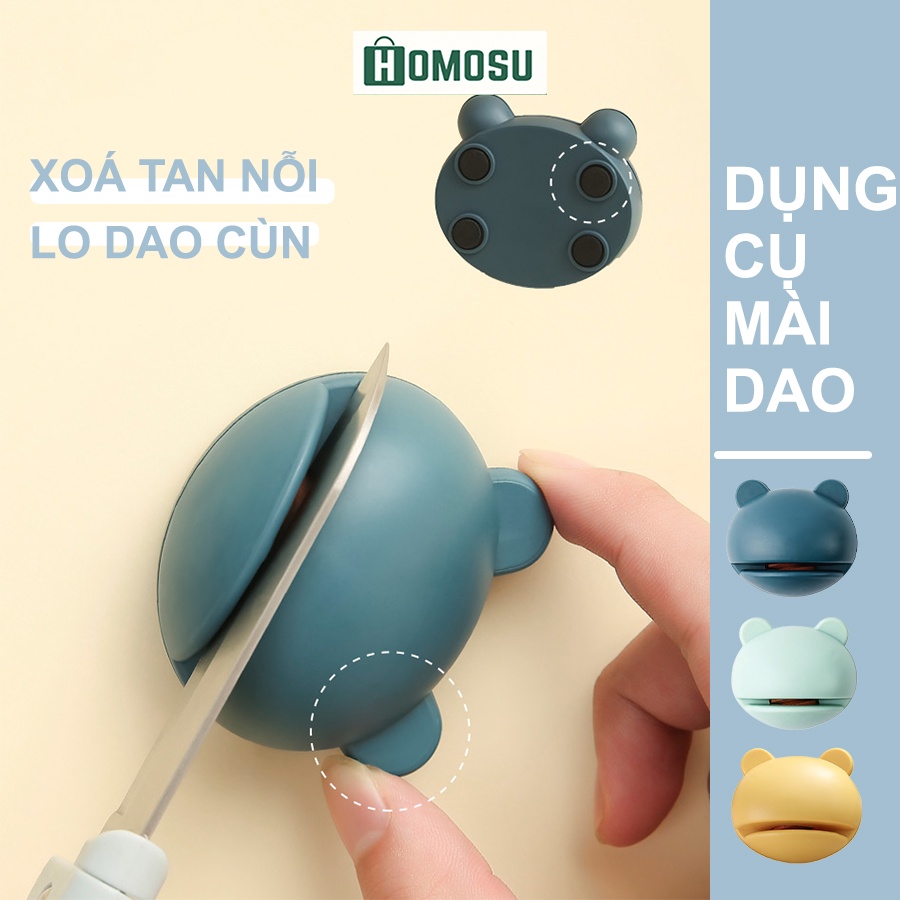 Dụng Cụ Mài Dao Hình Ếch Dễ Thương Nhiều Màu Cao Cấp Z007