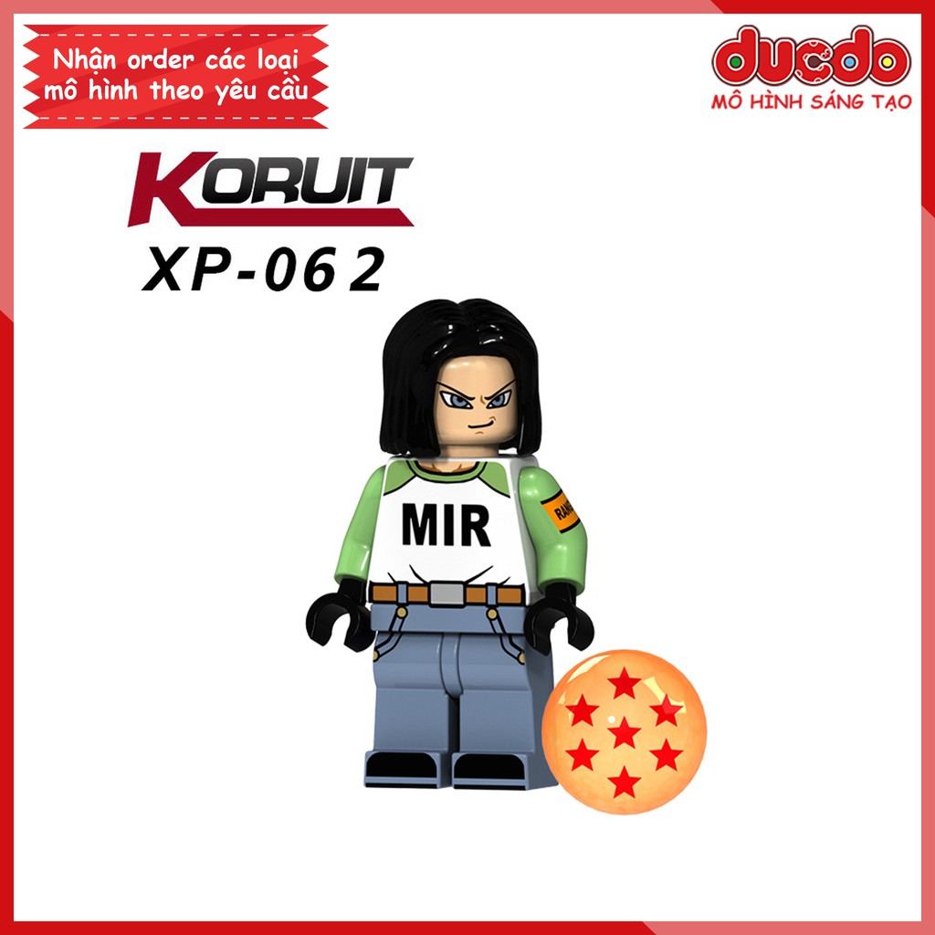 Minifigures các nhân vật 7 viên ngọc rồng mới nhất - Đồ chơi Lắp ghép Mini Mô hình Dragon Ball Goku Koruit KT1009