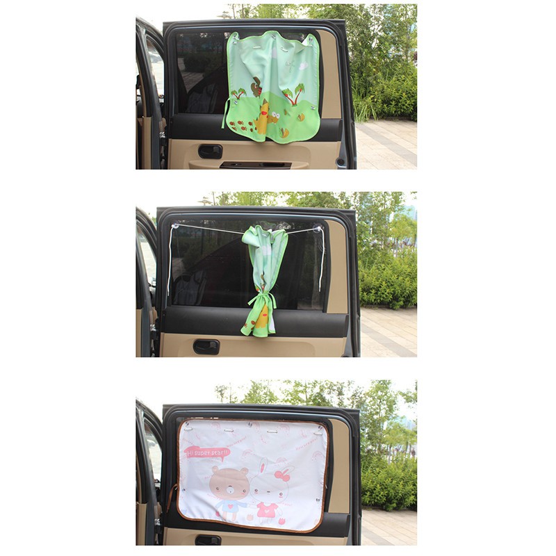 Rèm che nắng họa tiết hoạt hình cho xe hơi | BigBuy360 - bigbuy360.vn