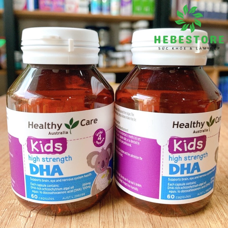 [Chính hãng] DHA Healthy Care Kids 60 viên của Úc cho bé từ 4 tháng tuổi bổ sung DHA - Mẫu mới, đủ bill | BigBuy360 - bigbuy360.vn