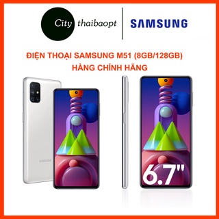 Điện thoại samsung galaxy m51 snapdragon 730, pin 7000 mah - hàng chính hãng