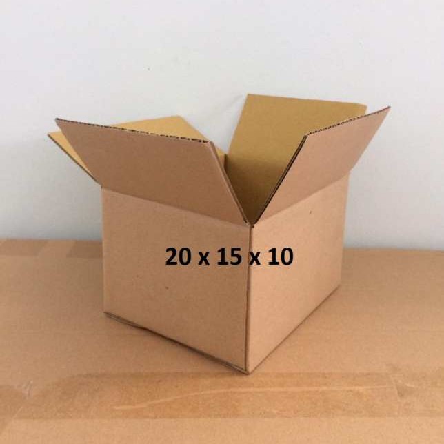 Combo 100 thùng 20x15x10 hộp carton nhỏ đóng hàng cứng cáp