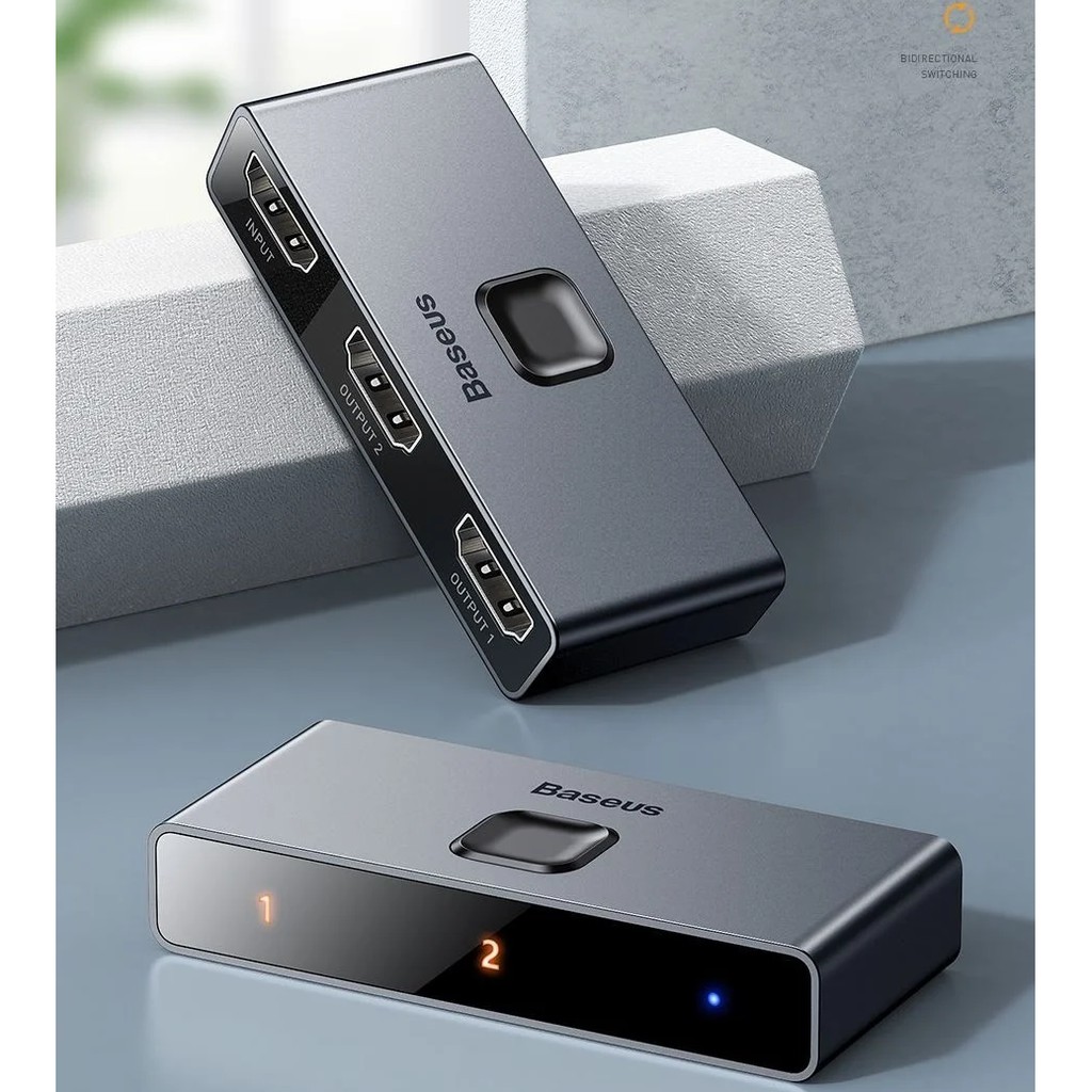 Thiết bị chia cổng HDMI hai chiều Baseus Matrix HDMI Switcher | BigBuy360 - bigbuy360.vn