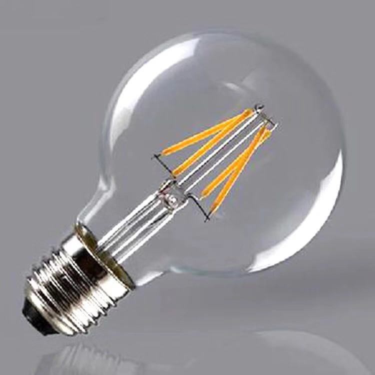 Bóng đèn led edison G95/G80 vàng nắng 2700K 4W E27