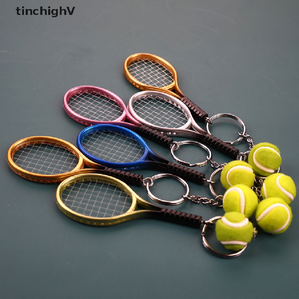 Móc Khóa Hình Vợt Tennis Mini Dễ Thương