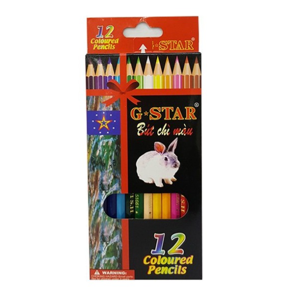 Rẻ Cực- Bút chì màu Gstar-12 màu dài