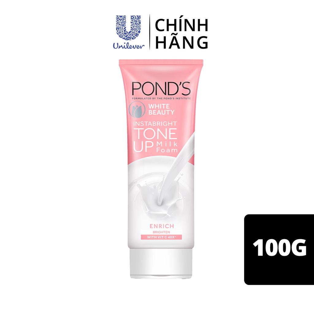 Kem Sữa Rửa Mặt Dưỡng Trắng Nâng Tông Pond'S White Beauty 100G