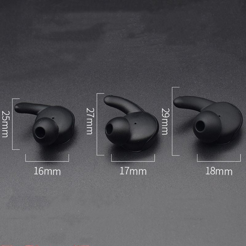 Set 3 cặp nút bọc tai nghe bluetooth thể thao bằng silicon mềm thích hợp cho Huawei Honor AM61