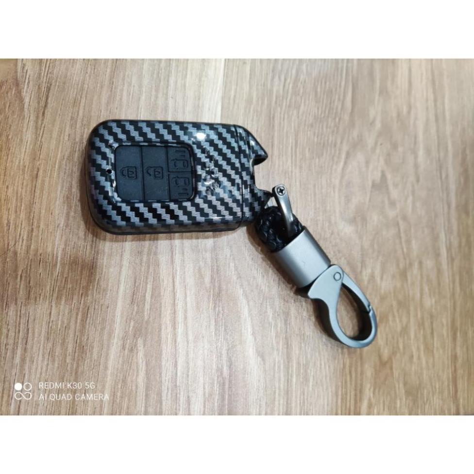 Ốp Chìa Khóa Carbon/ cacbon Xe Honda CITY 2021 , CIVIC 2020-2021 Chìa 4 Nút