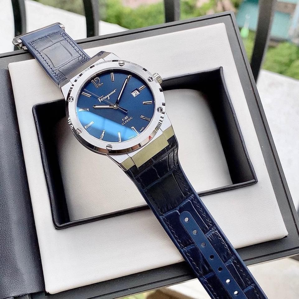 Đồng hồ nam chính hãng SaIvatore Ferragamo - Máy Quartz pin Thụy Sĩ - Mặt kính Sapphire