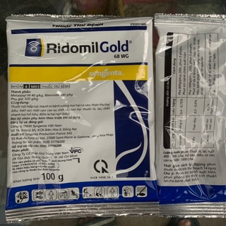 Thuốc Ridomil Gold 68WG gói 100g
