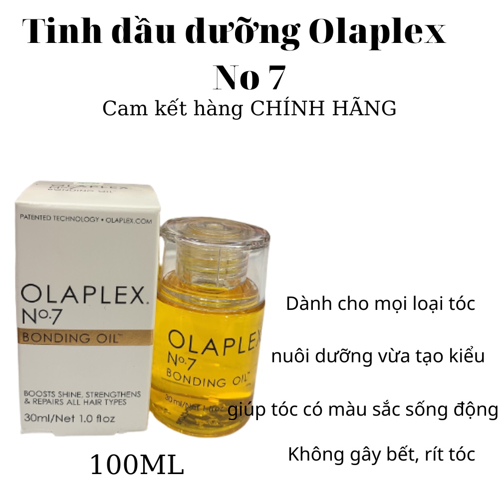 Tinh dầu phục hồi tóc hư tổn Olaplex No.7 30ml chính hãng