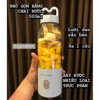 Máy xay sinh tố mini MEET JUICE - máy xay sinh tố mini cầm tay