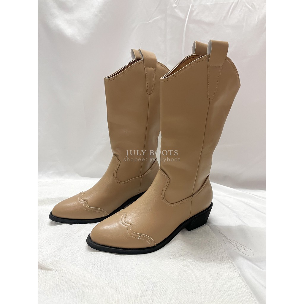 Boots Cổ Vừa PhốI Quai Gót 4.5 Phân Lnd Hàng Loại Đẹp (Có HìNh ThậT) | BigBuy360 - bigbuy360.vn