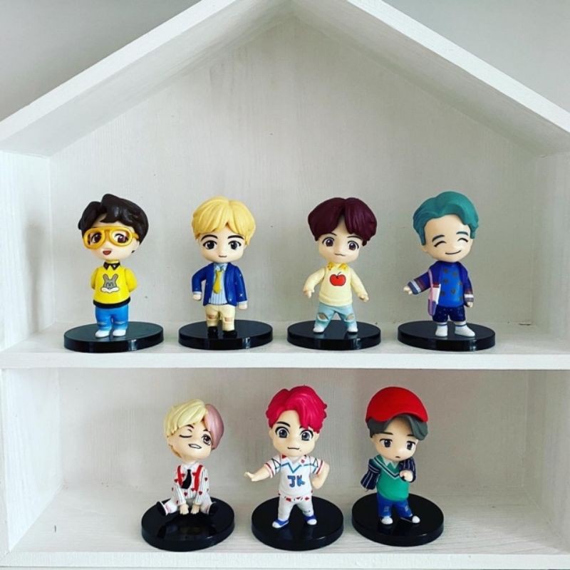 Set 7 bé chibi của 7 thành viên BTS