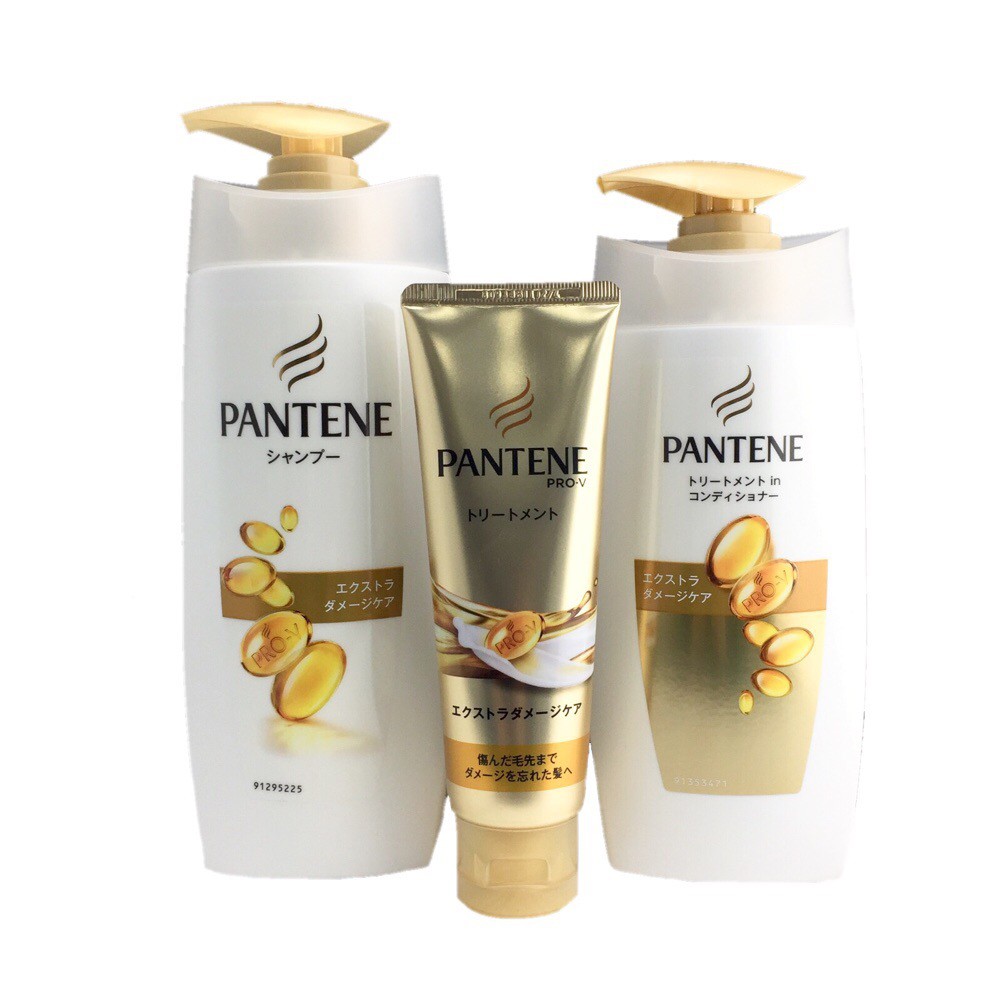 Set 3 Pantene PRO-V (VÀNG) dành cho tóc khô và phục hồi hư tổn