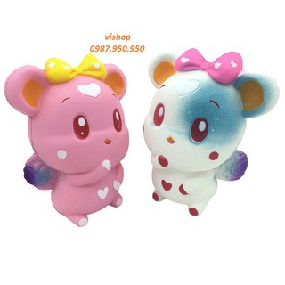 TOÀN QUỐC - ĐỒ CHƠI SQUISHY SÓC BAY TRÁI TIM