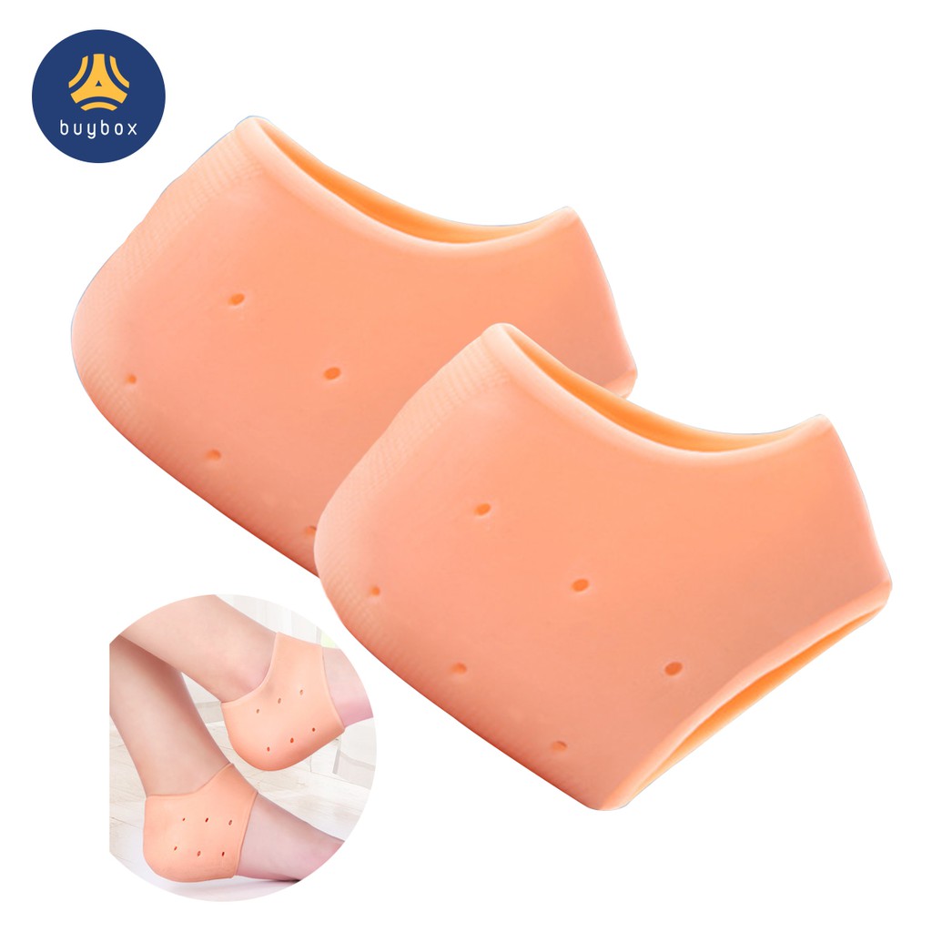 Vớ bọc gót chân silicone chống nứt nẻ chống bong tróc da và giúp làm hồng gót sen - buybox - BBPK68