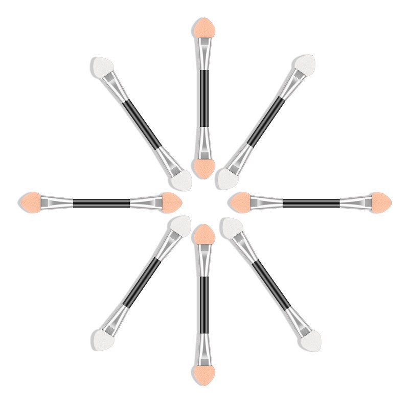 (Hàng Mới Về) Cọ Trang Điểm Phấn Mắt Hai Đầu Mút Xốp Tiện Dụng | BigBuy360 - bigbuy360.vn