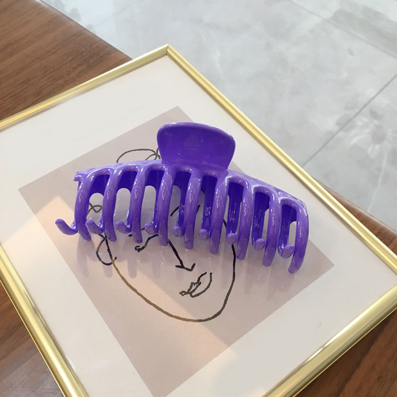 Kẹp tóc càng cua màu kẹo 10.8cm