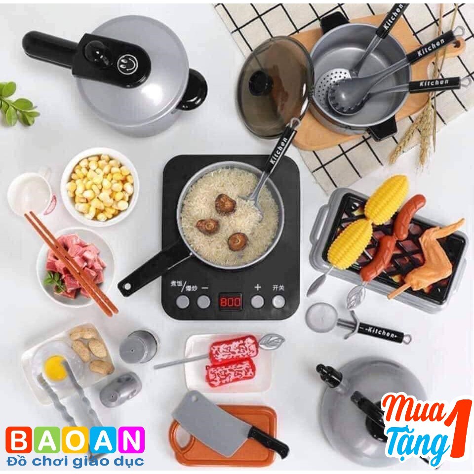 [Xả lỗ] Bộ đồ chơi nấu ăn 24- 36 món - Đồ chơi bé gái