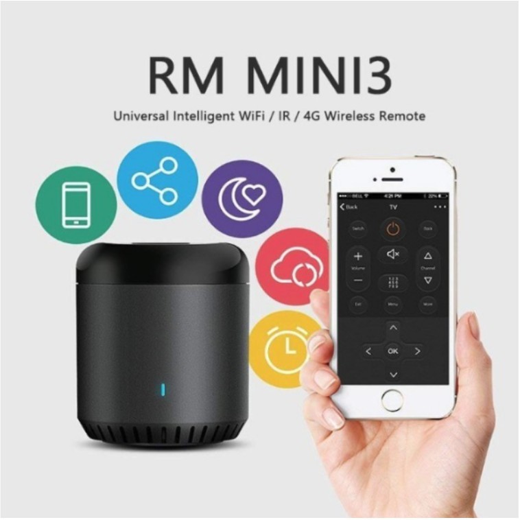 Bộ điều khiển thiết bị điện gia đình thông minh BroadLink RM Mini3 - Retail Boss
