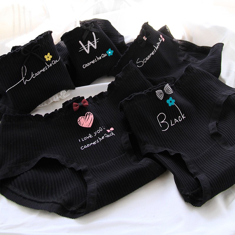 Quần lót cotton cạp cao tông màu basic sịn sò