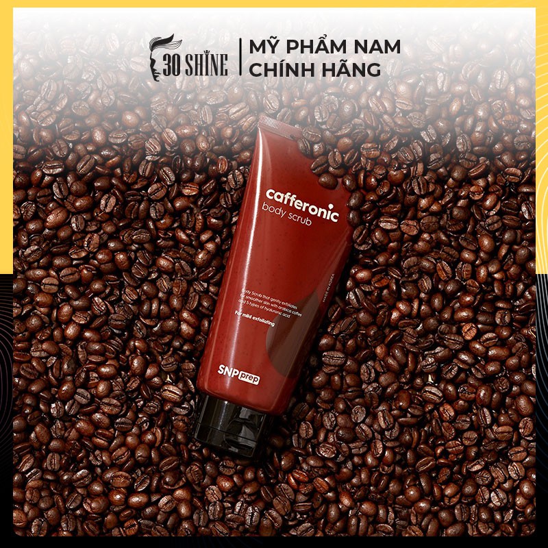 Tẩy tế bào chết toàn thân Cafferonic - SNP Prep Cafferonic Body Scrub