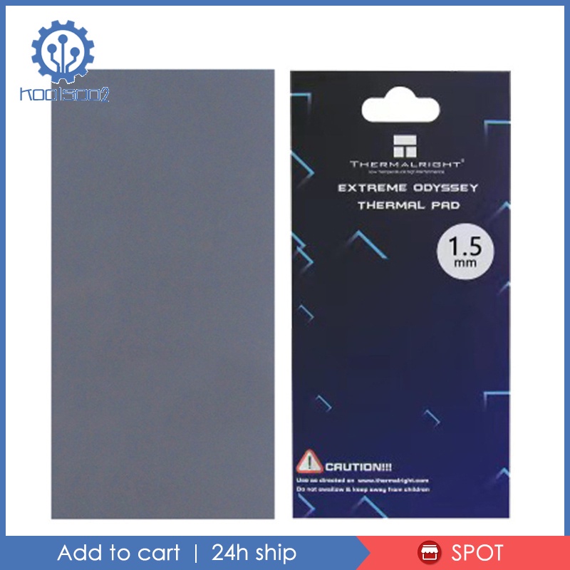 Miếng Đệm Silicone Cách Nhiệt 12.8 W / Mf Koolsoo2 Đơn Giản Cho Tản Nhiệt Laptop PC