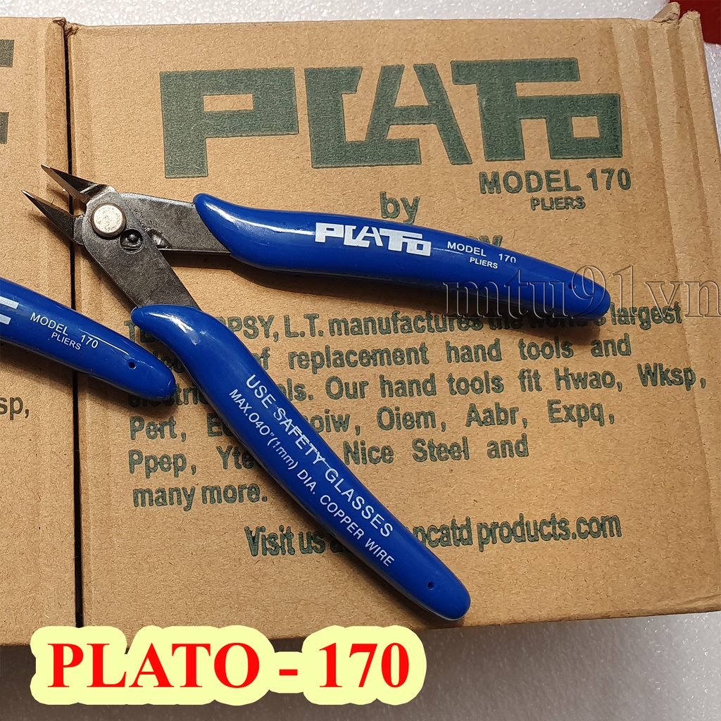 1 Hộp Kìm Cắt Chân Linh Kiện PLATO 170