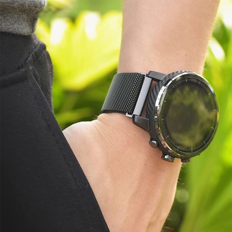 Dây đeo đồng hồ 20mm 22mm cho samsung galaxy watch 6/5/4/3 classic / active 2/3 / gear s3 frontier smart watch strap magnetic bracelet band for gt2 gt3 pro amazfit gts 2 mini / bip u