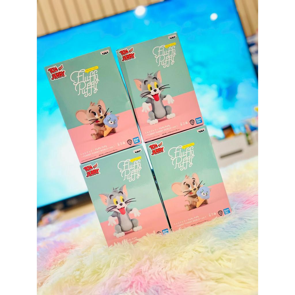 Mô hình chính hãng TOM & JERRY - FLUFFY PUFFY (YUMMY YUMMY) VOL 1 - hãng BANPRESTO