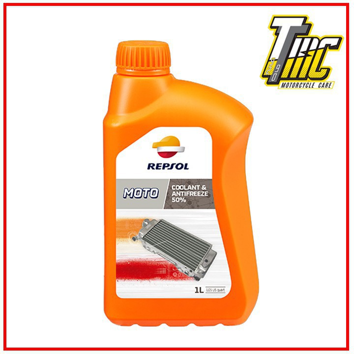 [Rẻ Vô Địch]  Nước làm mát Repsol Moto Coolant& Antifreeze 1L 5.0