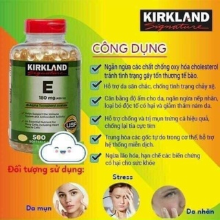 Vitamin e 500 viên của Mỹ