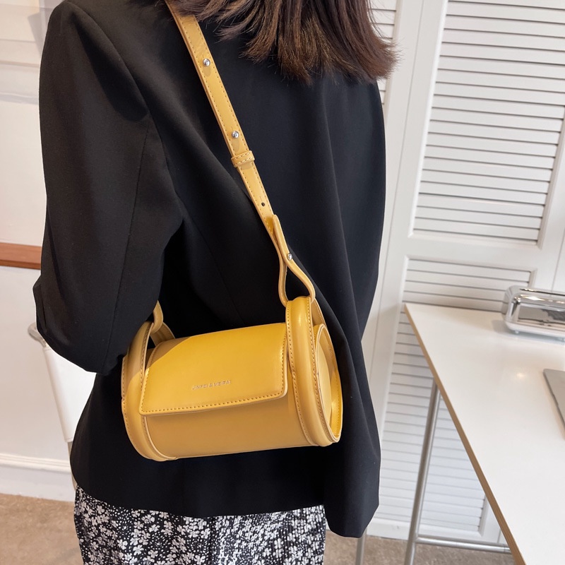 Túi Đeo JASMIN NOIR Vai Bằng Da PU Thiết Kế Giản Dị Thời Trang Dành Cho Nữ