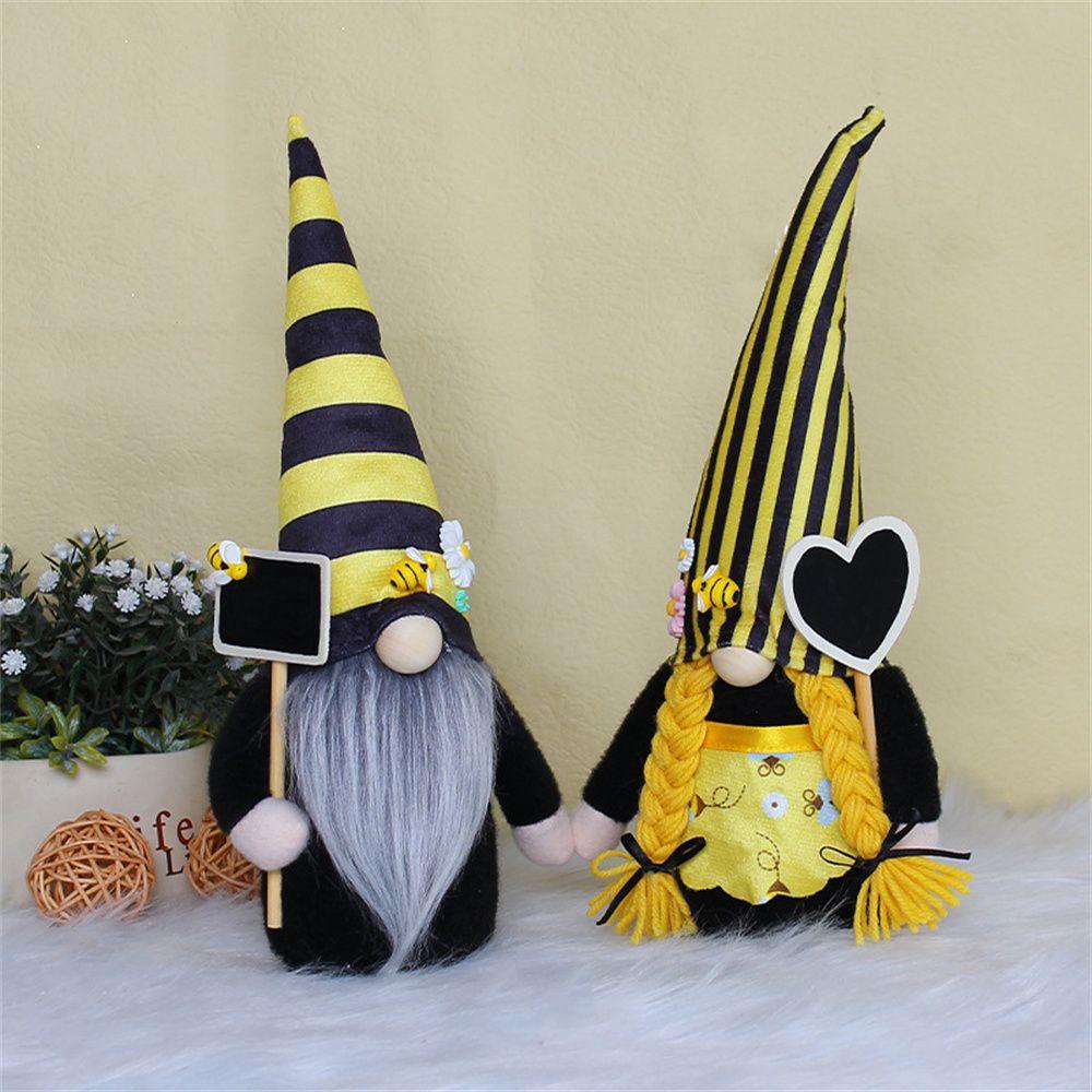 Gogoup Bumble Bee Gnomes Mới Scandinavian Tomte Elf Trang Trí Mùa Xuân Hè