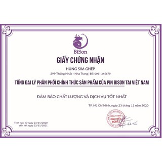 Pin Bison Dung Lượng Cao