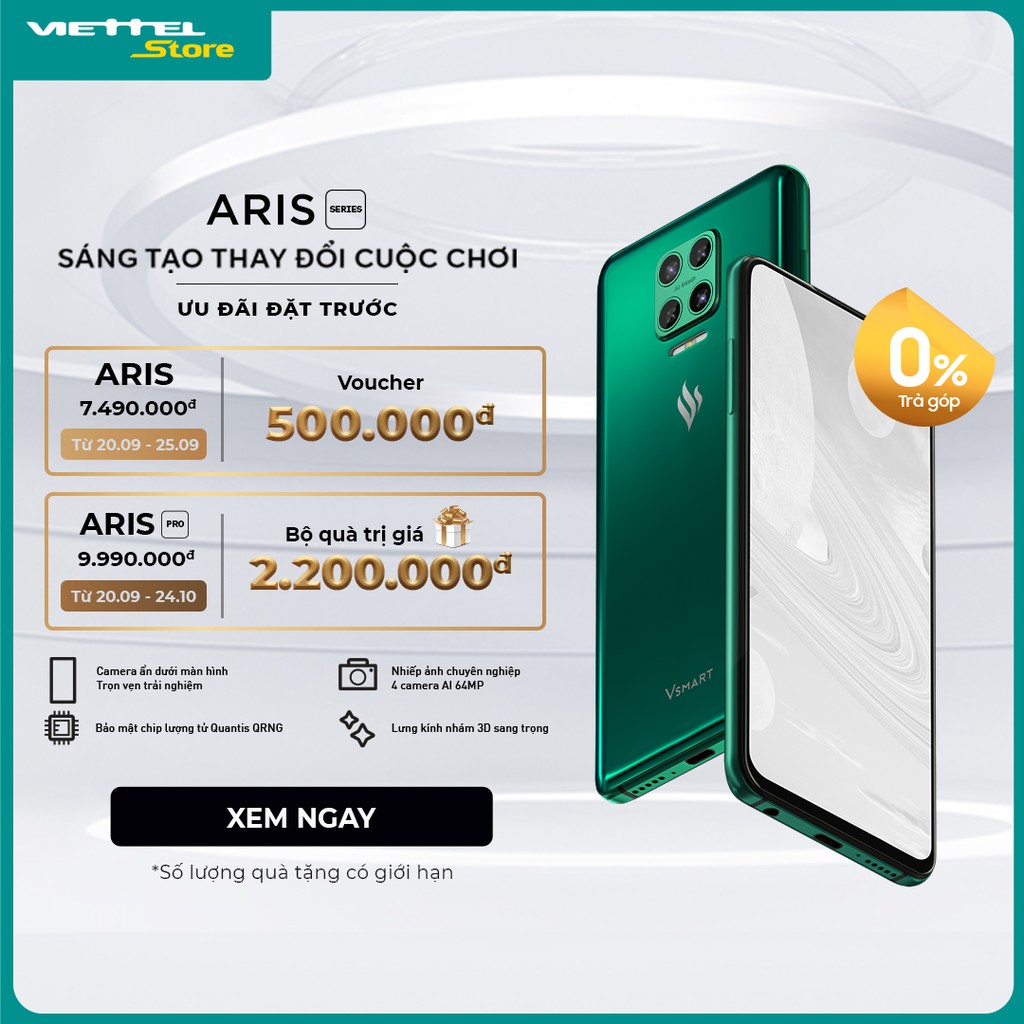 Điện thoại ARIS PRO 8GB/128GB - CHÍNH HÃNG - BẢO HÀNH 18 THÁNG | WebRaoVat - webraovat.net.vn