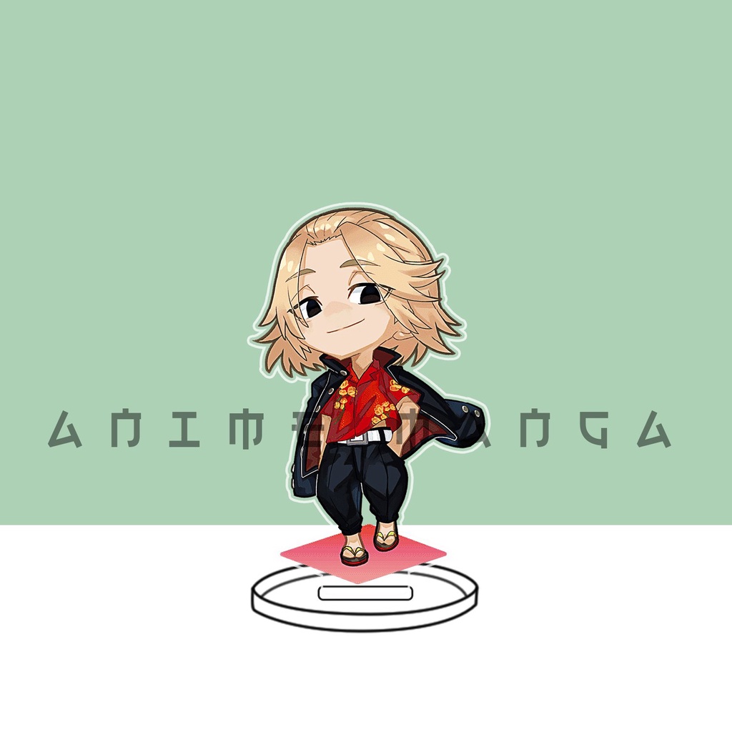 Mô hình nhân vật manjiro ken takemichi hinata atsushi anime standee tokyo revengers chibi trang trí bàn học bàn làm việc
