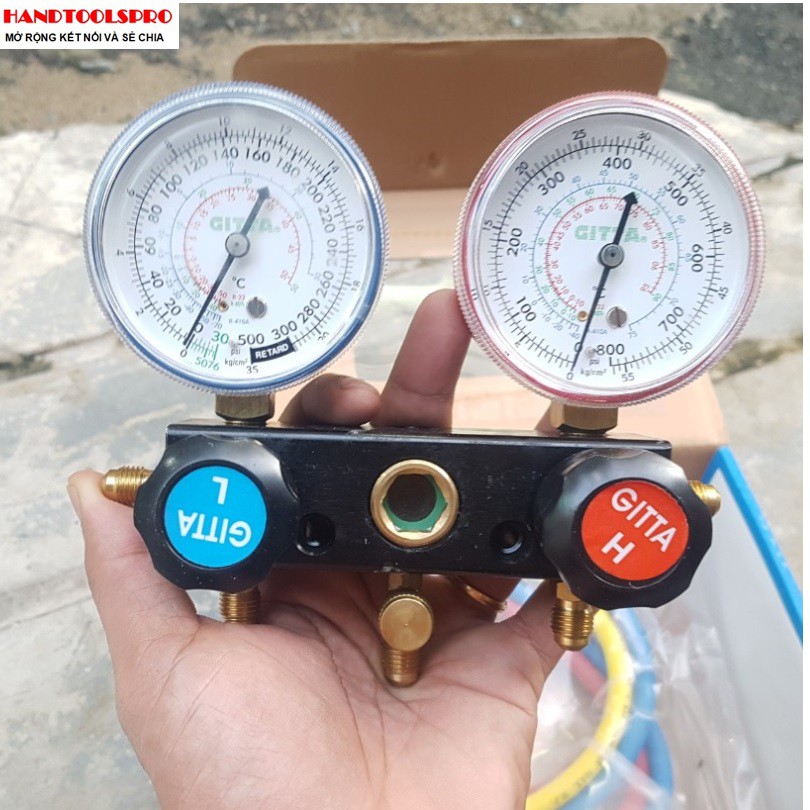 Bộ sạc gas 410 (có kính) GT-736G Gitta ( GT-R736G-410A)