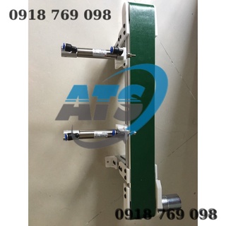 mô hình băng tải mini 6x50cm và xi lanh khí nén