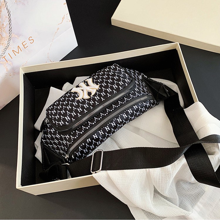 Túi bao tử đeo chéo ny, combo set túi nón unisex nam nữ quảng châu bao đẹp