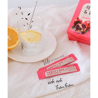 Collagen lựu đỏ Hàn Quốc (Hộp 30 gói)