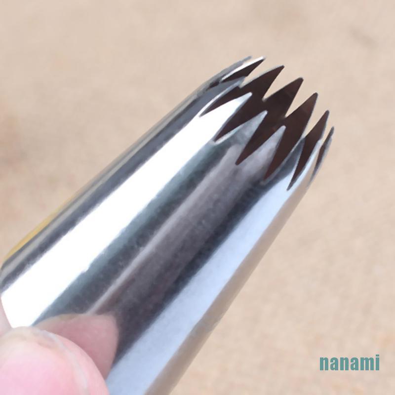[nanami]6B Stainless Steel Icing Nozzle Decor Tip Cake Baking Pastry Decor
